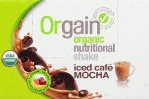 Orgain Organic Nutrition Shake – Iced Café Mocha, 11 oz. 12pk