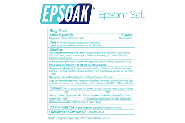 Epsoak USP Epsom Salt - 10 lbs - Image 3