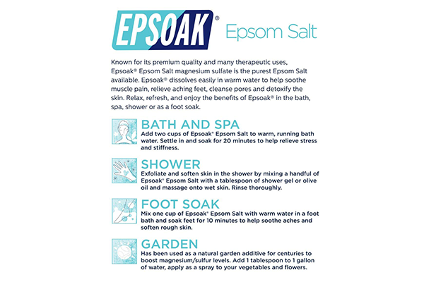 Epsoak USP Epsom Salt - 10 lbs - Image 2