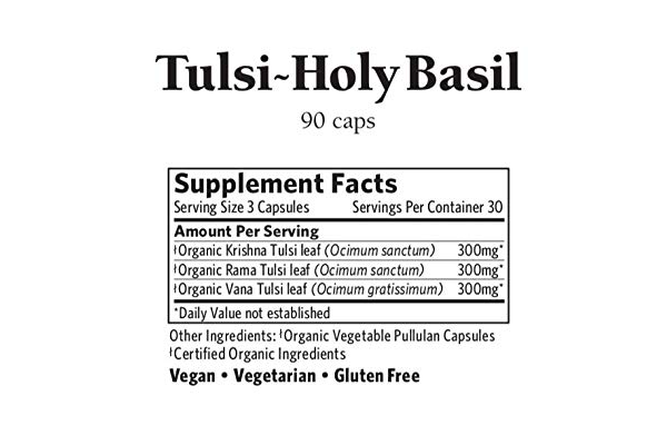 ORGANIC INDIA Tulsi-Holy Basil - 90 Veg Capsules - Image 2