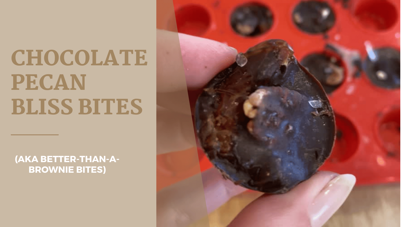 You are currently viewing Better Than a Brownie: Blood Sugar–Friendly Chocolate Pecan Bliss Bites
