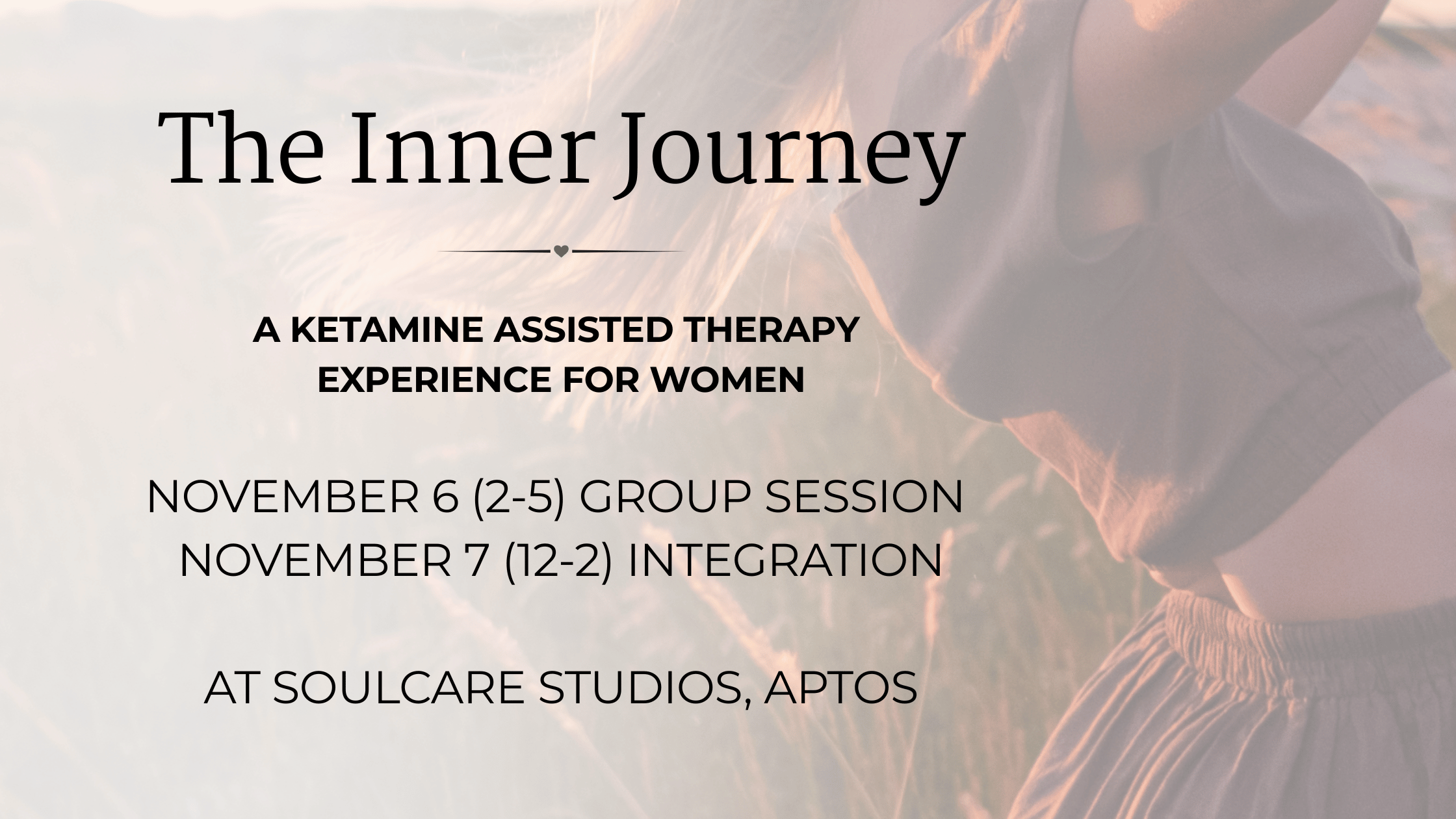 You are currently viewing The Inner Journey – A Ketamine Assisted Therapy Experience for Women.
