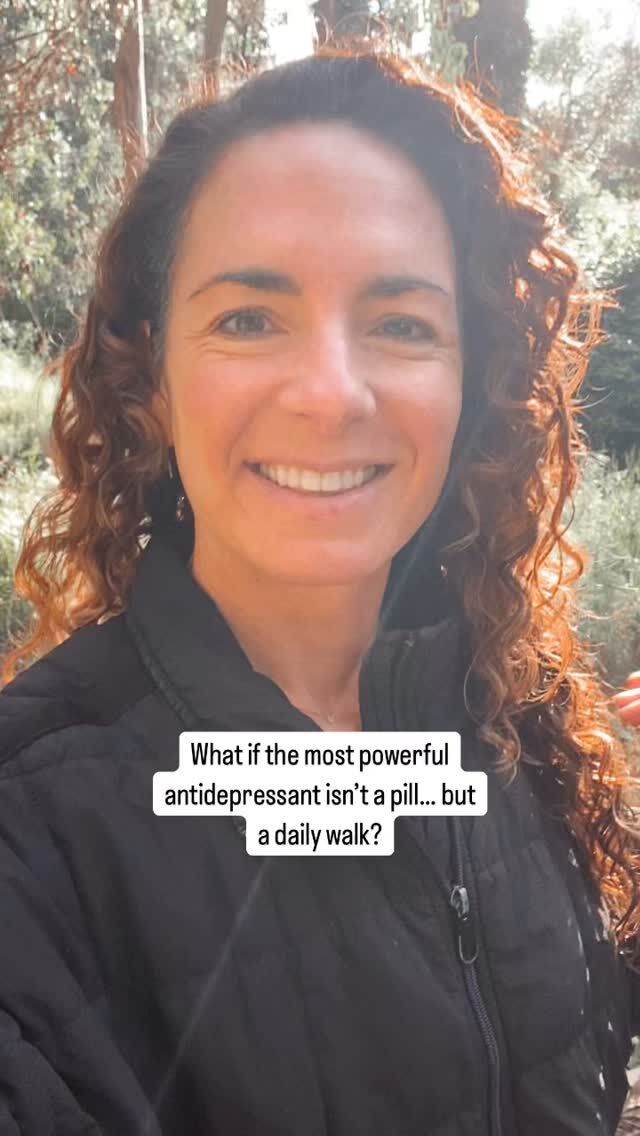 Mind body health is found in simple consistent daily self care commitments. We were made to move our bodies. When we don’t move - our minds and body suffer. 
I’m curious when the last time a Dr. prescribed you a daily walk? I can tell you that a Dr. has never suggested this to me, but the research shows that for many people the benefits are just as good as a prescription. When we’re struggling with depression, anxiety, or burnout, no one tells us that walking—simple, free, and powerful—can shift our mood, energy, and outlook.
Daily movement is medicine. It helps regulate your nervous system, reduce inflammation, boost dopamine, and reconnect you to your body.
Movement is one of the three pillars of health I teach my clients about—alongside nourishment and nervous system care.
Want to explore a more holistic approach to your healing?
DM or comment HEALTH for my free Holistic Health Guide.
Let’s bring mind and body back into balance.
#movementismedicine #walkingistherapy #movementislife #hotgirlwalk #naturalhealth #nourishmovethrive #stressmanagement #mentalhealthsupport #holistichealth #somatichealing #mindbodyhealth #healingjourney #holistichealthcoach #healthylifestyle